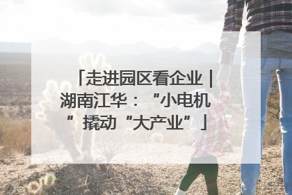 走进园区看企业｜湖南江华：“小电机”撬动“大产业”
