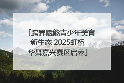 跨界赋能青少年美育新生态 2025虹桥华舞嘉兴赛区启幕