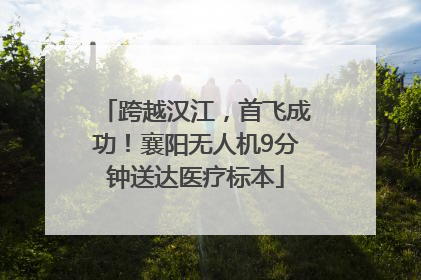 跨越汉江，首飞成功！襄阳无人机9分钟送达医疗标本