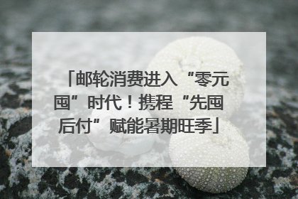 邮轮消费进入“零元囤”时代！携程“先囤后付”赋能暑期旺季
