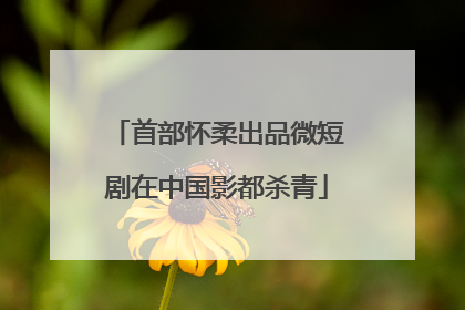 首部怀柔出品微短剧在中国影都杀青