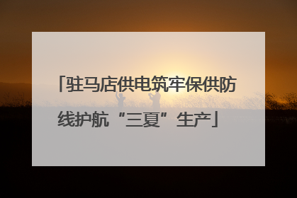 驻马店供电筑牢保供防线护航“三夏”生产