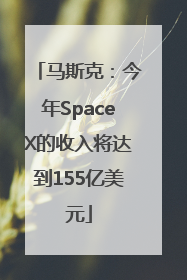 马斯克：今年SpaceX的收入将达到155亿美元