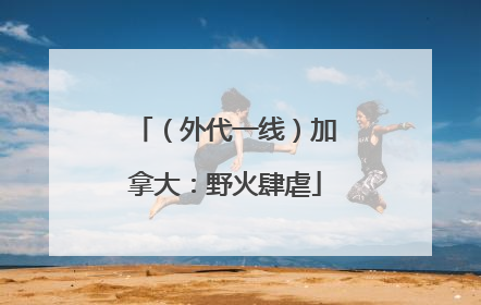 （外代一线）加拿大：野火肆虐