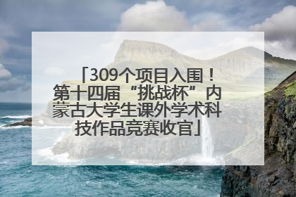 309个项目入围！第十四届“挑战杯”内蒙古大学生课外学术科技作品竞赛收官