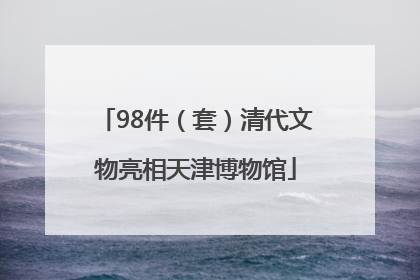 98件（套）清代文物亮相天津博物馆