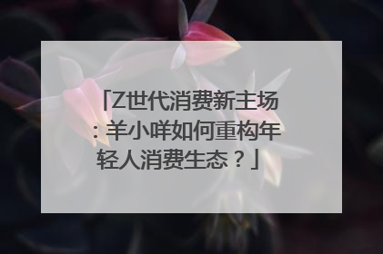 Z世代消费新主场：羊小咩如何重构年轻人消费生态？